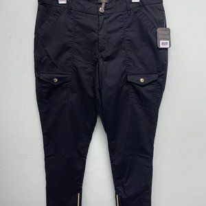 Black Jaanuu Cargo Scrub Pants